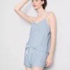 Gestreifter Cami-Shorty-Schlafanzug