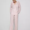 Gestreifter Jersey-Schlafanzug im Boyfriend-Stil