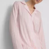Gestreifter Jersey-Schlafanzug im Boyfriend-Stil