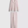 Gestreifter Jersey-Schlafanzug im Boyfriend-Stil