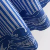 Gestreiftes, besticktes Maxikleid Gestreiftes, besticktes Maxikleid