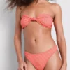Gestreiftes brasilianisches Bikini-Höschen Gestreiftes brasilianisches Bikini-Höschen