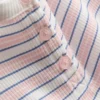 Gestreiftes, geripptes Schlafshirt Gestreiftes, geripptes Schlafshirt