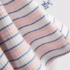 Gestreiftes, geripptes Schlafshirt Gestreiftes, geripptes Schlafshirt
