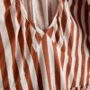 Gestreiftes Midaxi-Smockkleid aus Baumwolle Gestreiftes Midaxi-Smockkleid aus Baumwolle