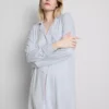 Gestreiftes Oversize-Boyfriend-Nachthemd