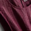 Gestreiftes Tanktop mit Peplum-Saum