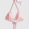 Gestreiftes Triangel-Bikini-Oberteil mit Seestern-Motiv Gestreiftes Triangel-Bikini-Oberteil mit Seestern-Motiv