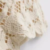 Gestricktes, asymmetrisches Häkel-Tanktop