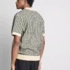 Gestricktes Polohemd mit Karomuster Gestricktes Polohemd mit Karomuster