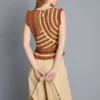 Gestricktes Tanktop mit geschwungenem Stich