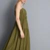 Gestuftes Smock-Maxikleid Gestuftes Smock-Maxikleid