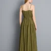 Gestuftes Smock-Maxikleid Gestuftes Smock-Maxikleid