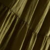 Gestuftes Smock-Maxikleid Gestuftes Smock-Maxikleid