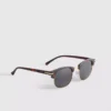 Getönte Clubmaster-Sonnenbrille