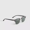 Getönte Clubmaster-Sonnenbrille