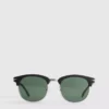 Getönte Clubmaster-Sonnenbrille