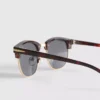 Getönte Clubmaster-Sonnenbrille