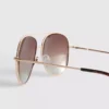 Getönte Piloten-Sonnenbrille