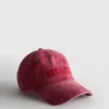 Gewaschene, bestickte Baseballkappe