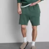 Gewaschene Shorts mit Gummizug Gewaschene Shorts mit Gummizug