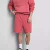 Gewaschene Shorts mit Gummizug Gewaschene Shorts mit Gummizug