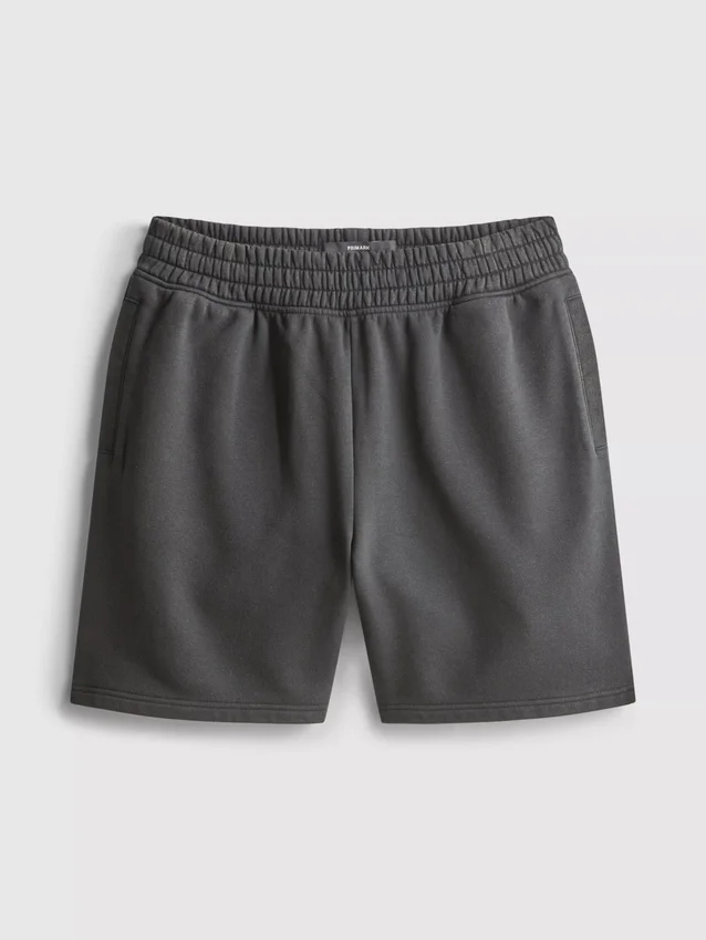 Gewaschene Shorts mit Gummizug Gewaschene Shorts mit Gummizug