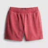 Gewaschene Shorts mit Gummizug Gewaschene Shorts mit Gummizug