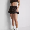 Gewebte Laufshorts mit Leopardenmuster Gewebte Laufshorts mit Leopardenmuster