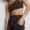 Gewebte Laufshorts mit Leopardenmuster Gewebte Laufshorts mit Leopardenmuster