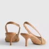 Gewebte Mesh-High Heels mit spitzer Zehenpartie