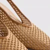 Gewebte Mesh-High Heels mit spitzer Zehenpartie