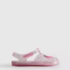 Glitzernde Jelly-Sandalen im Käfig-Design