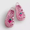 Glitzernde Jelly-Sandalen im Käfig-Design