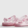 Glitzernde Jelly-Sandalen im Käfig-Design