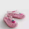 Glitzernde Jelly-Sandalen im Käfig-Design