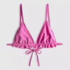 Glitzerndes Triangel-Bikini-Oberteil mit Rüschen Glitzerndes Triangel-Bikini-Oberteil mit Rüschen