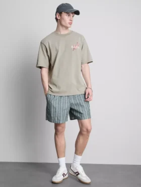 Grafik-T-Shirt im Washed-Japan-Look
