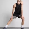 Gym-Shorts im Color-Block-Design