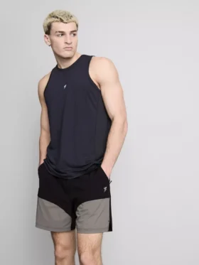 Gym-Shorts im Color-Block-Design