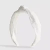 Haarband mit Broderie-Anglaise-Knoten