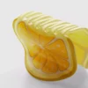 Haarspange in Form einer Fruchtscheibe