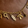 Handtasche mit Anhänger-Detail