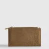 Handtasche mit Krokodil-Optik