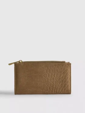 Handtasche mit Krokodil-Optik