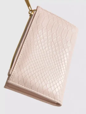 Handtasche mit Krokodil-Optik
