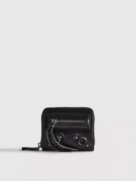 Handtasche mit Reißverschluss im Used-Look