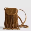 Handytasche mit Fransen