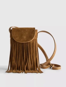 Handytasche mit Fransen