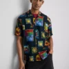 Hemd mit Reverskragen und Resort-Print Hemd mit Reverskragen und Resort-Print